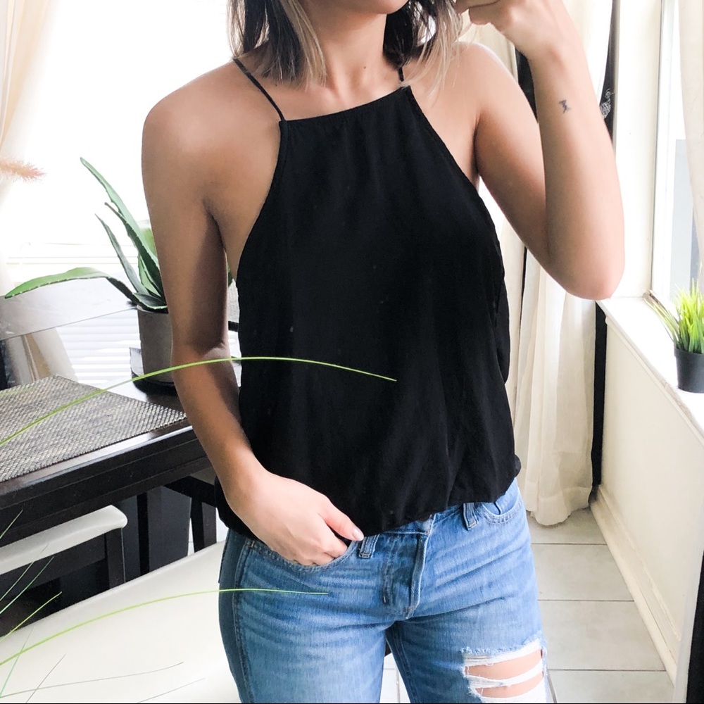 Brandy Melville Spaghetti Strap Halter Top